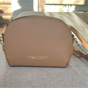 Steve Madden Tan Crossbody Bag with Gold Accents